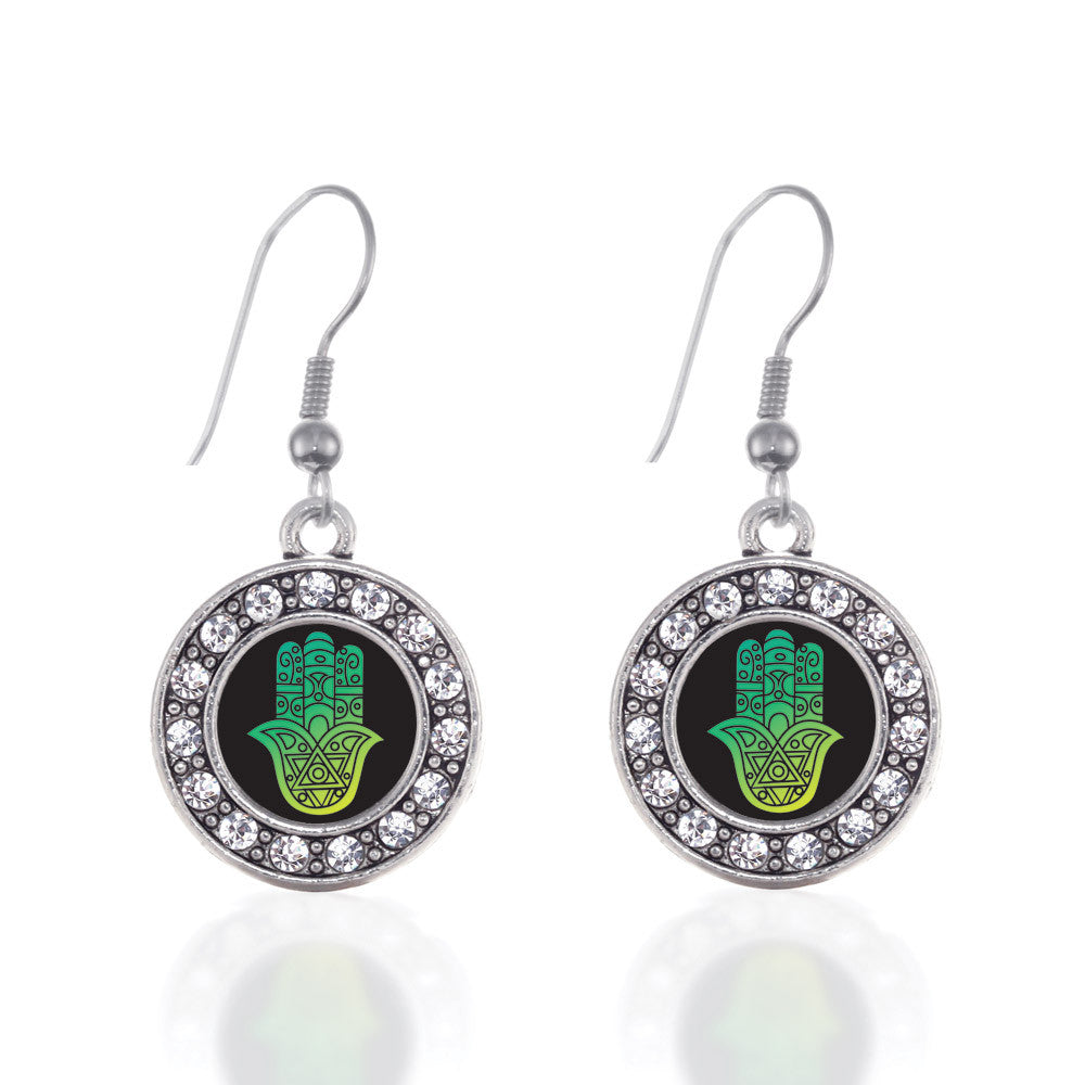Hamsa Circle Charm