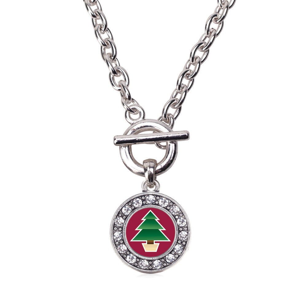 Holiday Tree Circle Charm