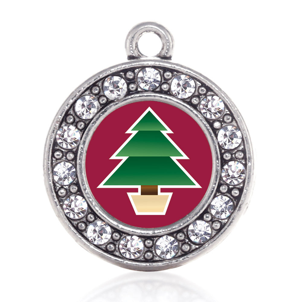 Holiday Tree Circle Charm