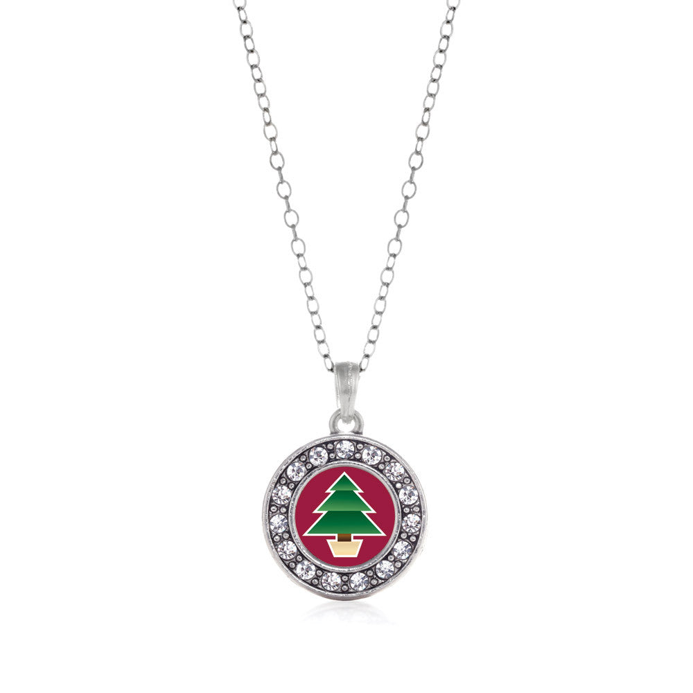 Holiday Tree Circle Charm
