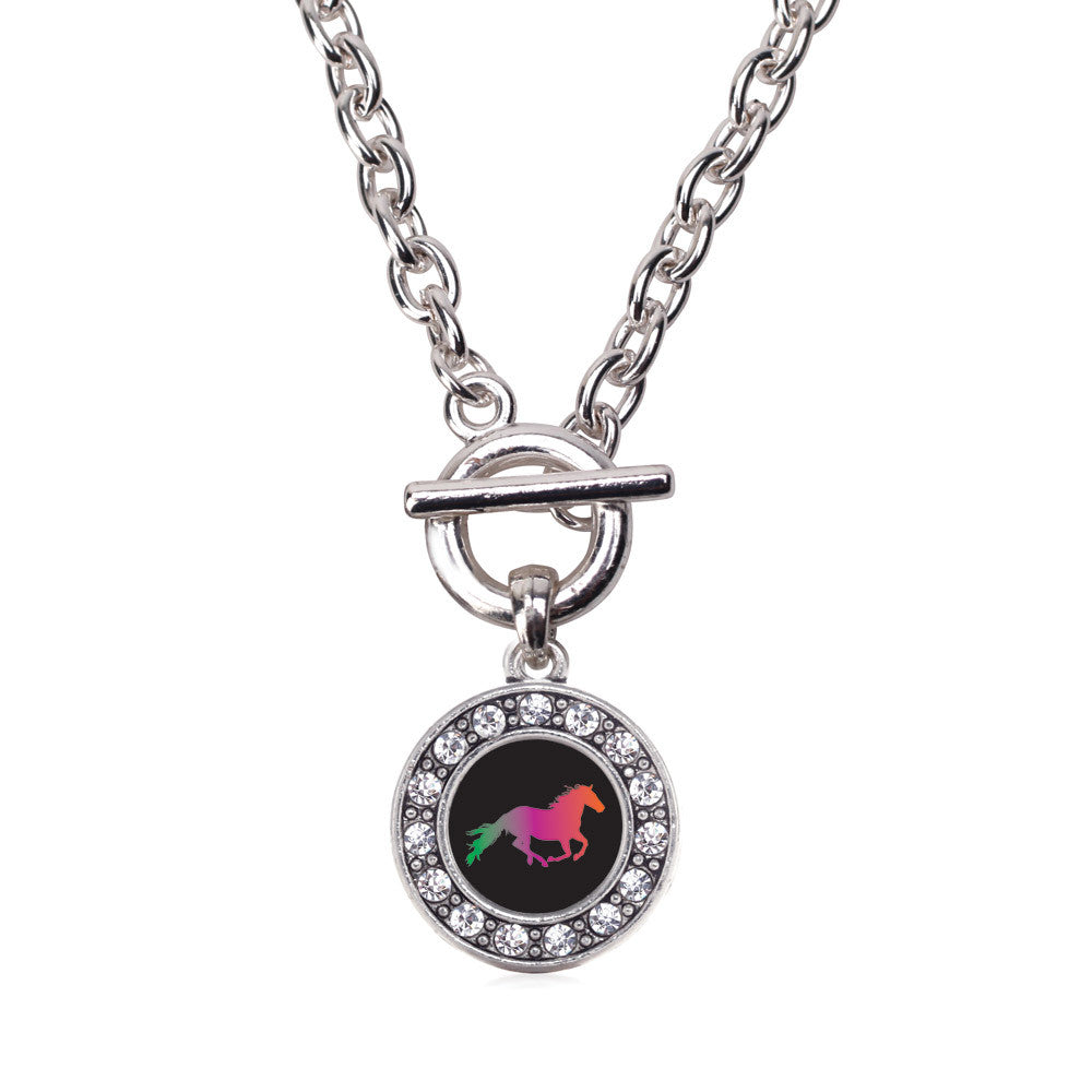Horse Lovers Circle Charm