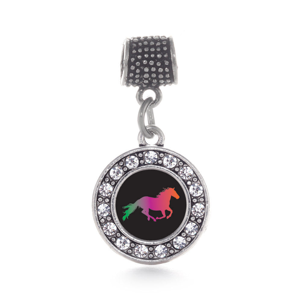 Horse Lovers Circle Charm