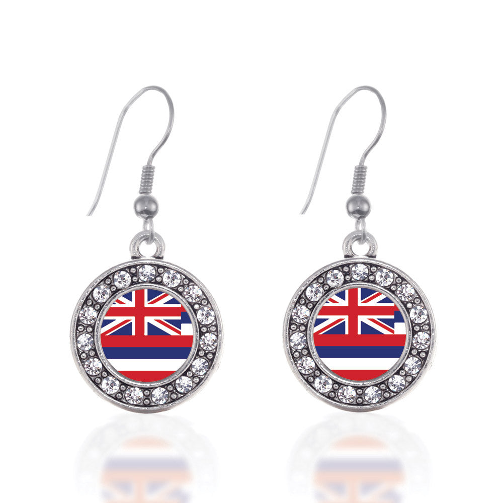 Hawaii Flag Circle Charm