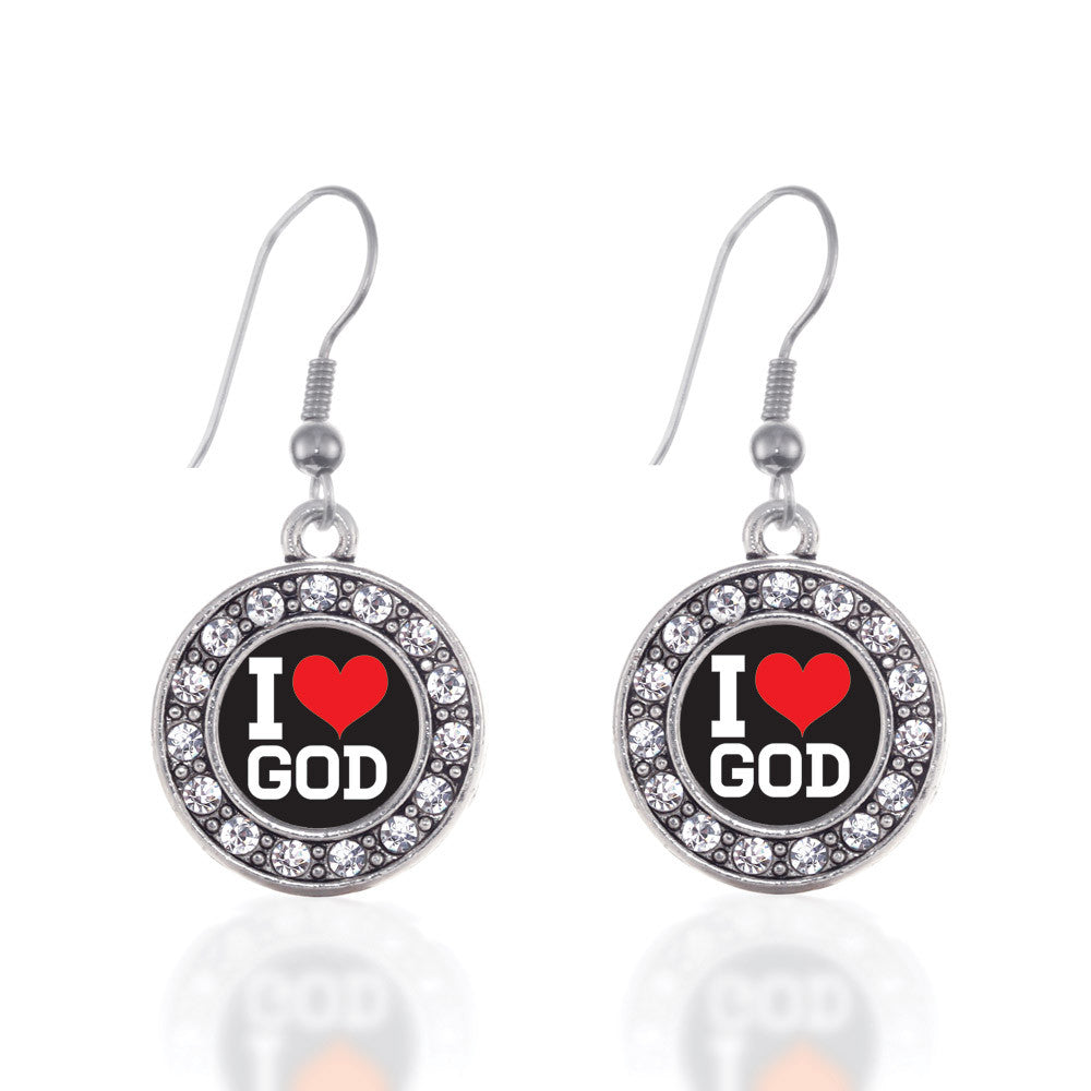 I Love God Circle Charm