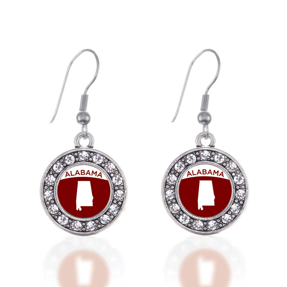 Alabama Outline Circle Charm