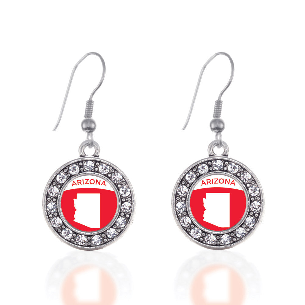 Arizona Outline Circle Charm