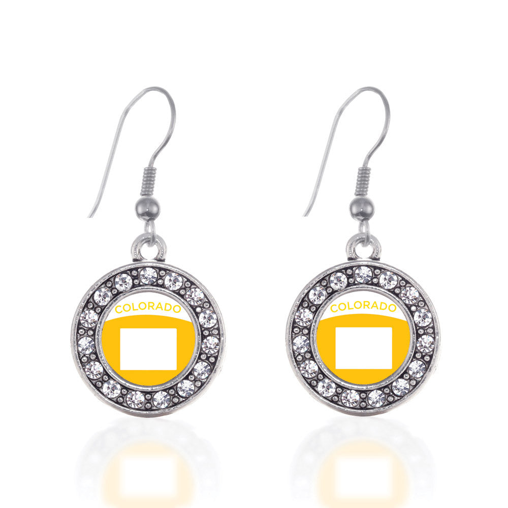 Colorado Outline Circle Charm