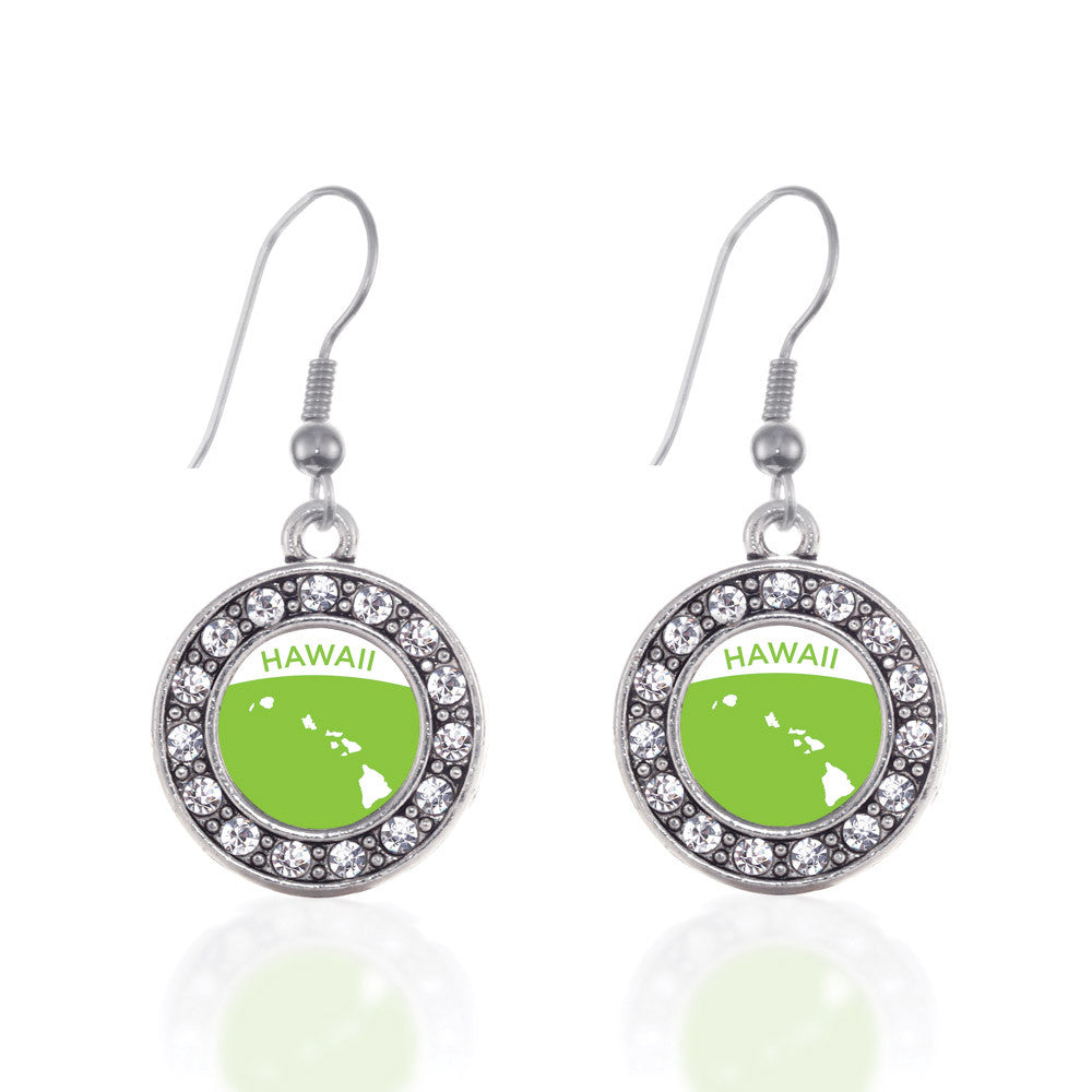 Hawaii Outline Circle Charm