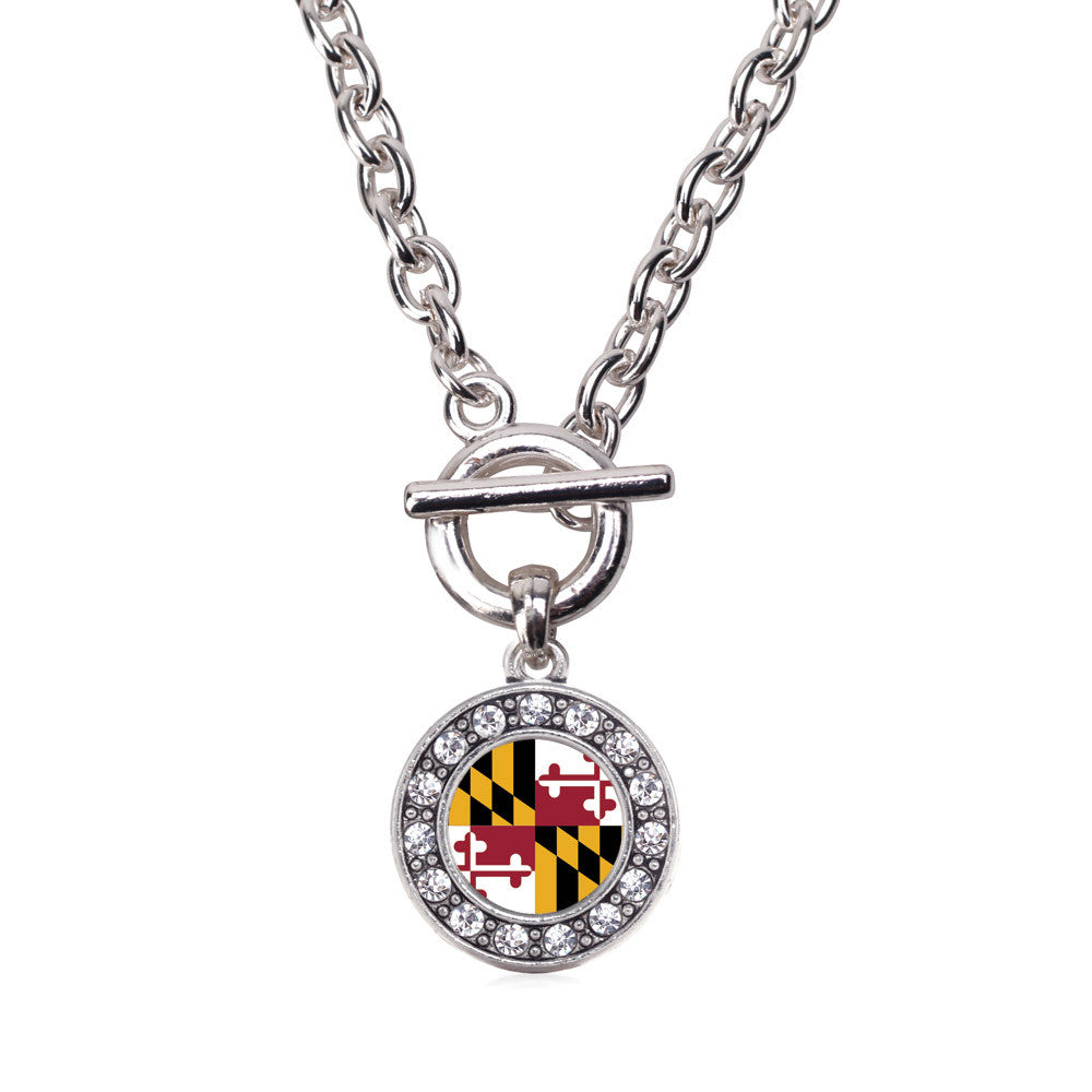 Maryland Flag Circle Charm