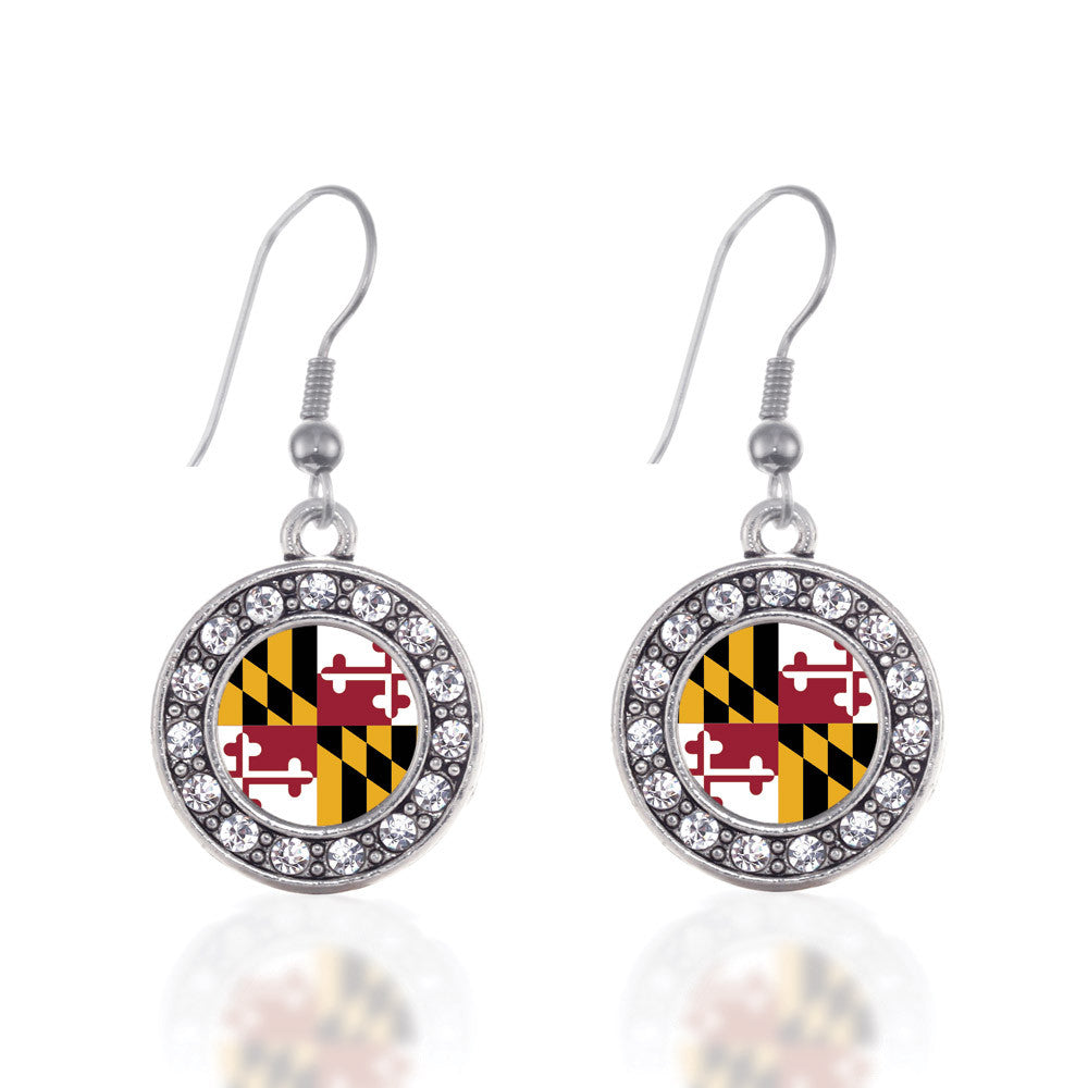 Maryland Flag Circle Charm