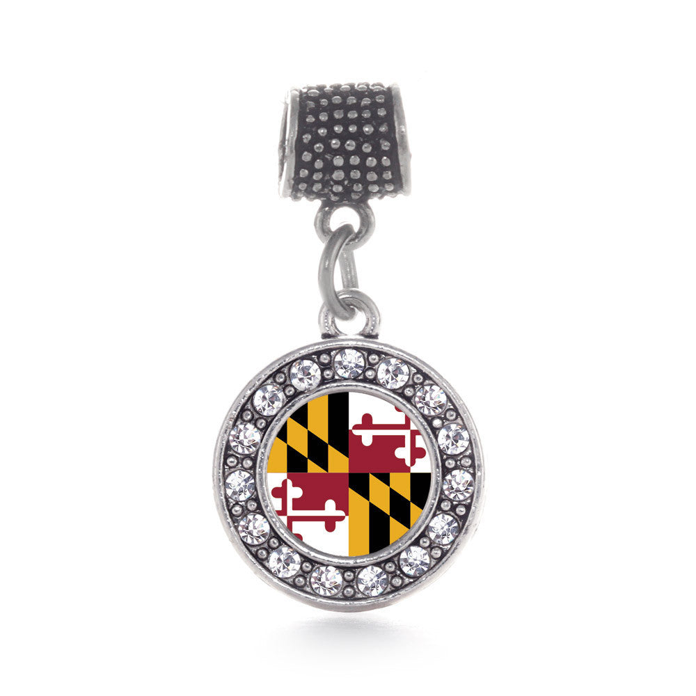 Maryland Flag Circle Charm