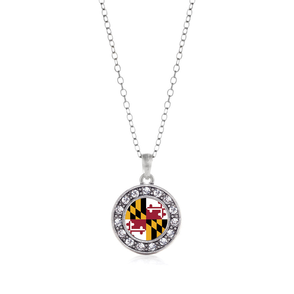 Maryland Flag Circle Charm