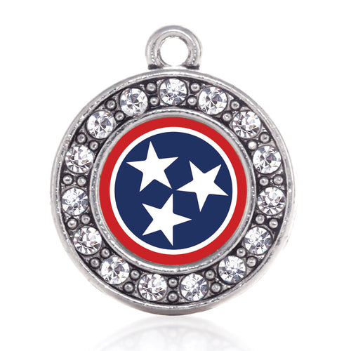 Tennessee Flag Circle Charm
