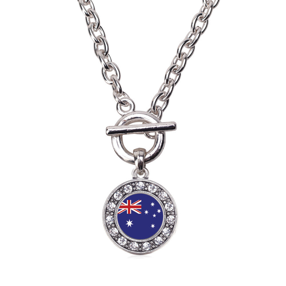 Australian Flag Circle Charm