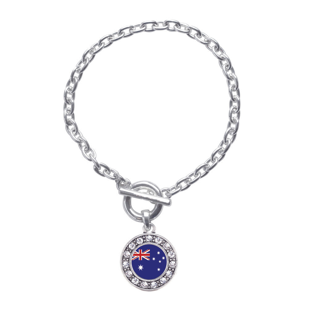 Australian Flag Circle Charm