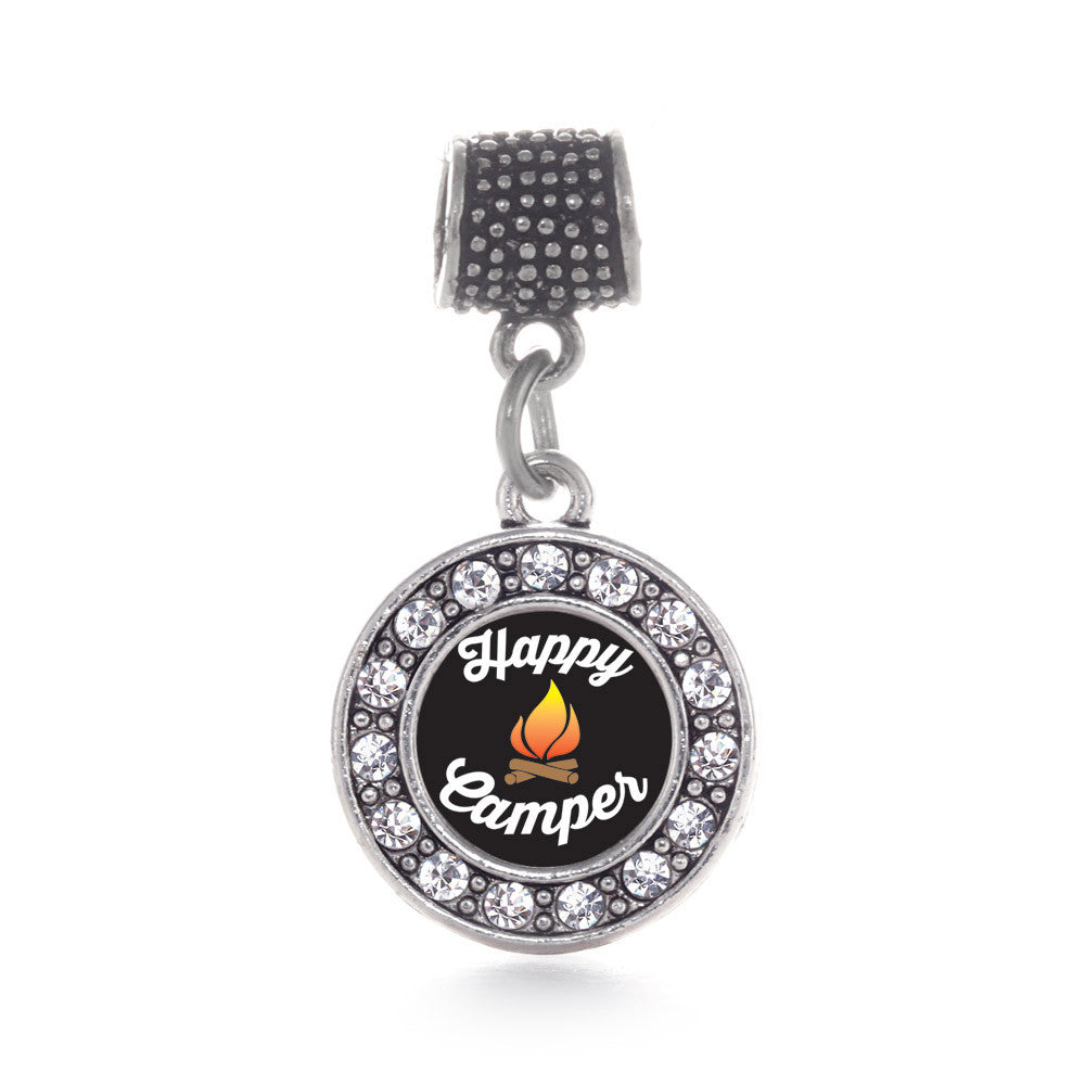 Happy Camper Circle Charm