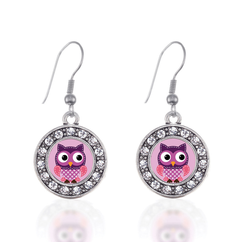 Cute Owl Circle Charm