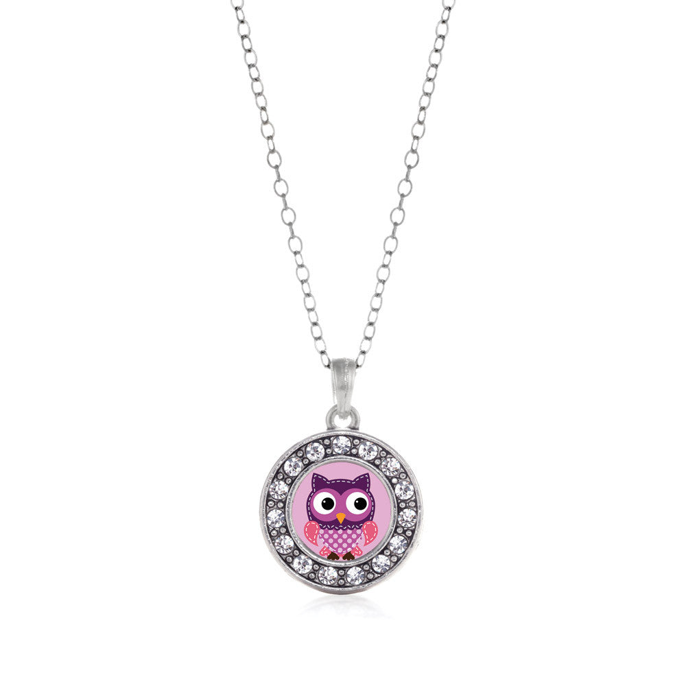 Cute Owl Circle Charm