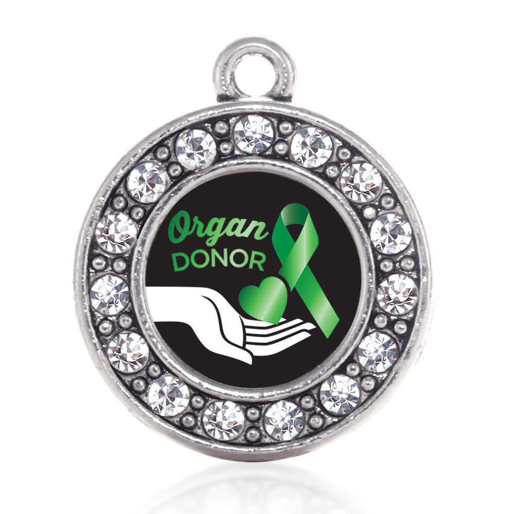 Organ Donor Circle Charm