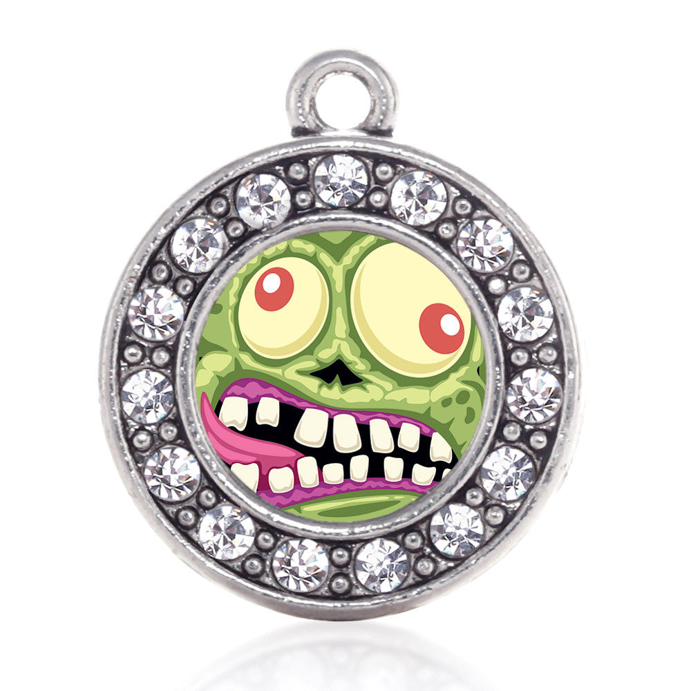 Hungry Zombie Circle Charm