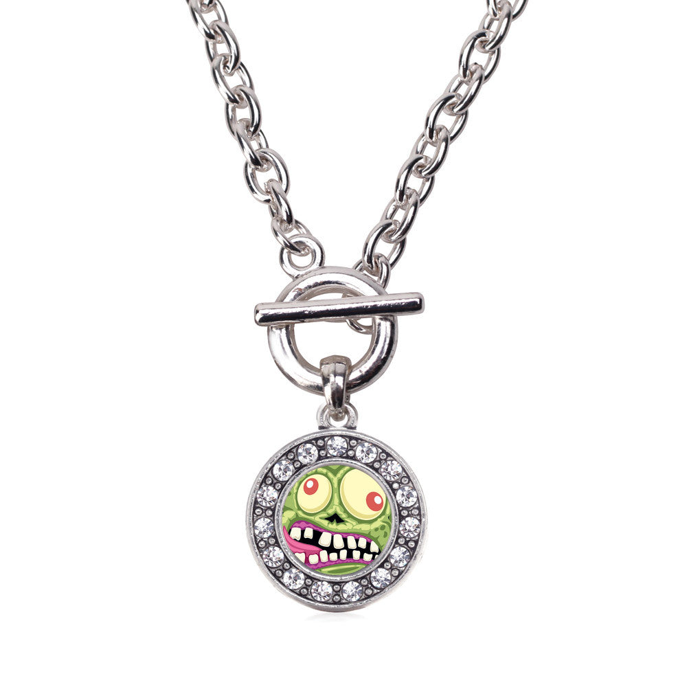 Hungry Zombie Circle Charm