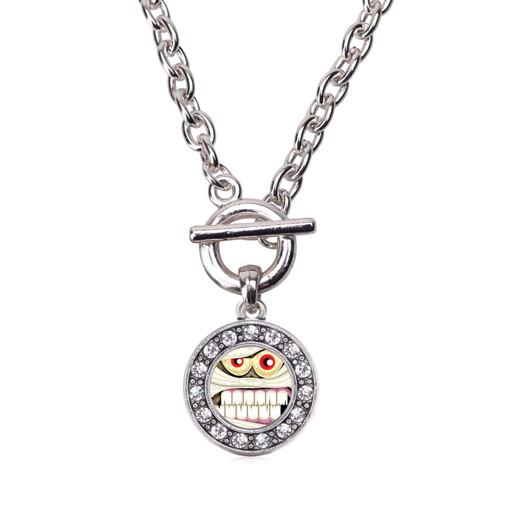 Angry Mummy Circle Charm