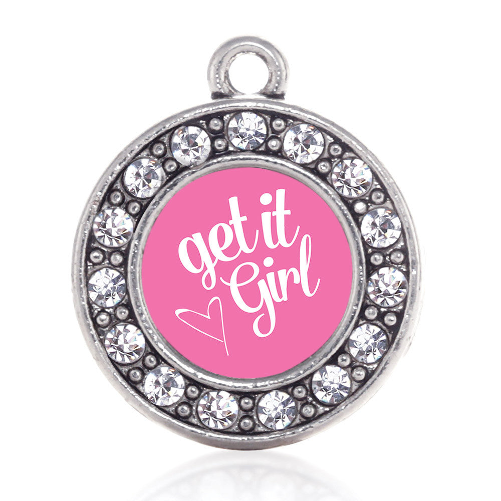 Get It Girl Circle Charm