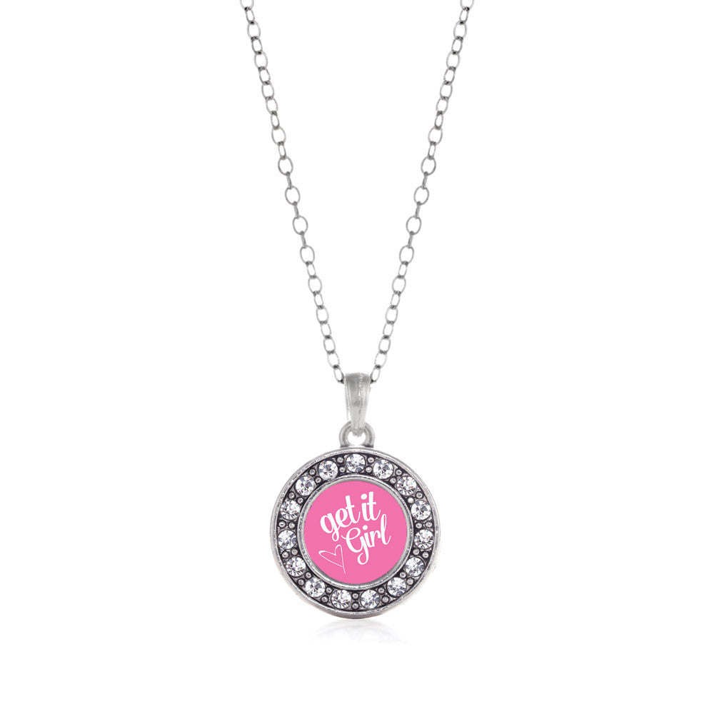 Get It Girl Circle Charm