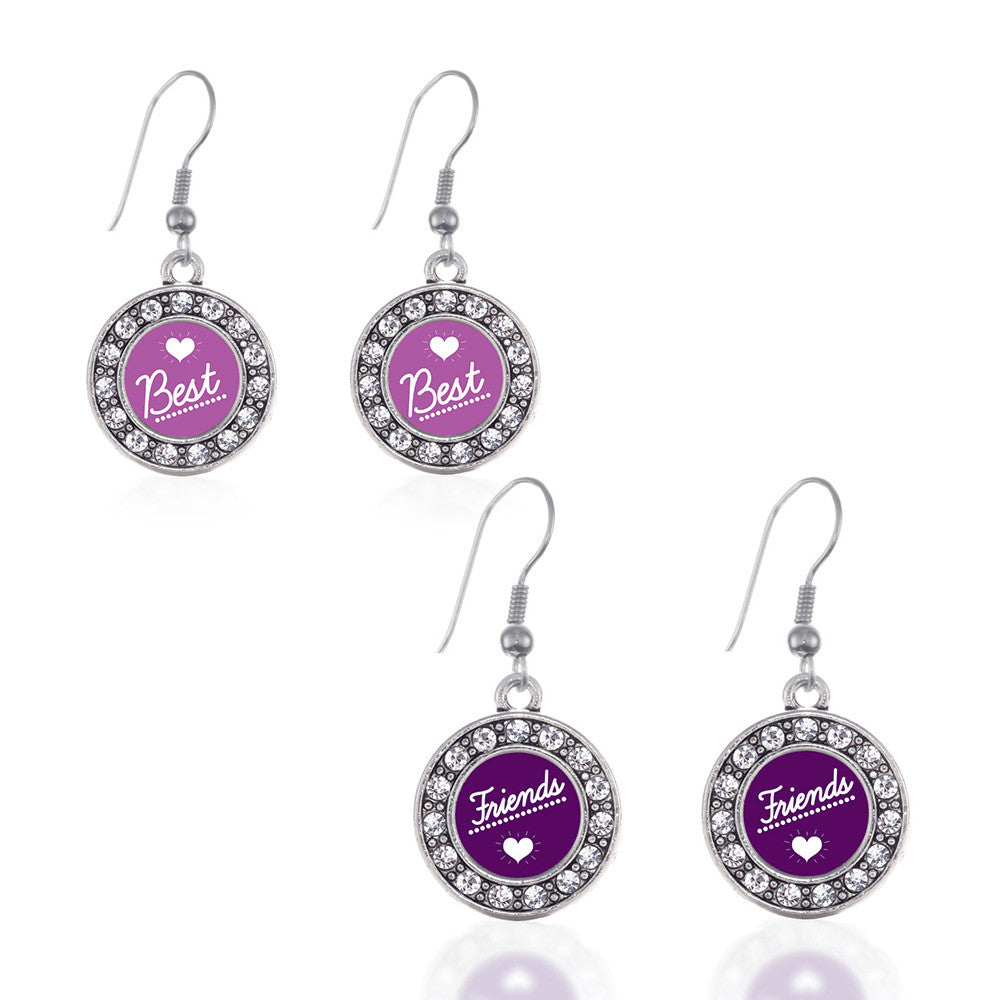 Best Friends Set Circle Charm