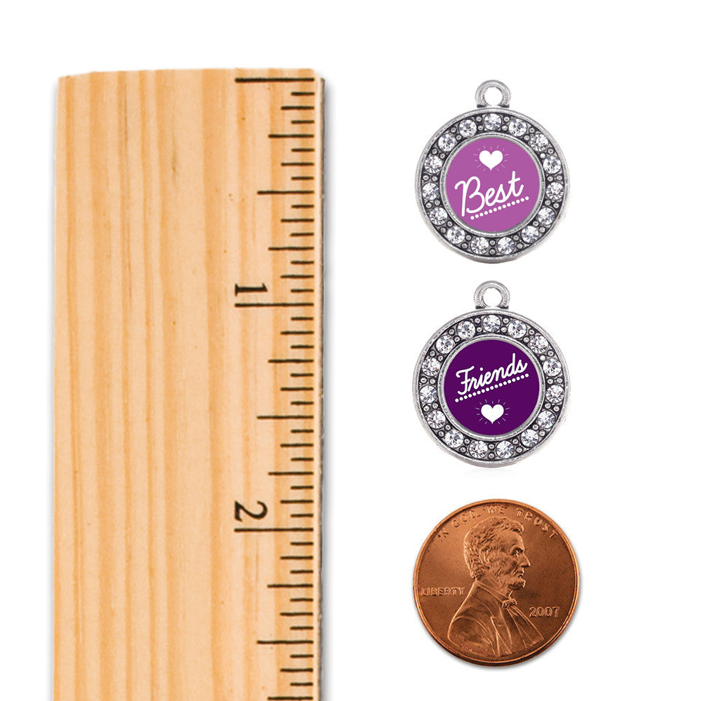 Best Friends Set Circle Charm