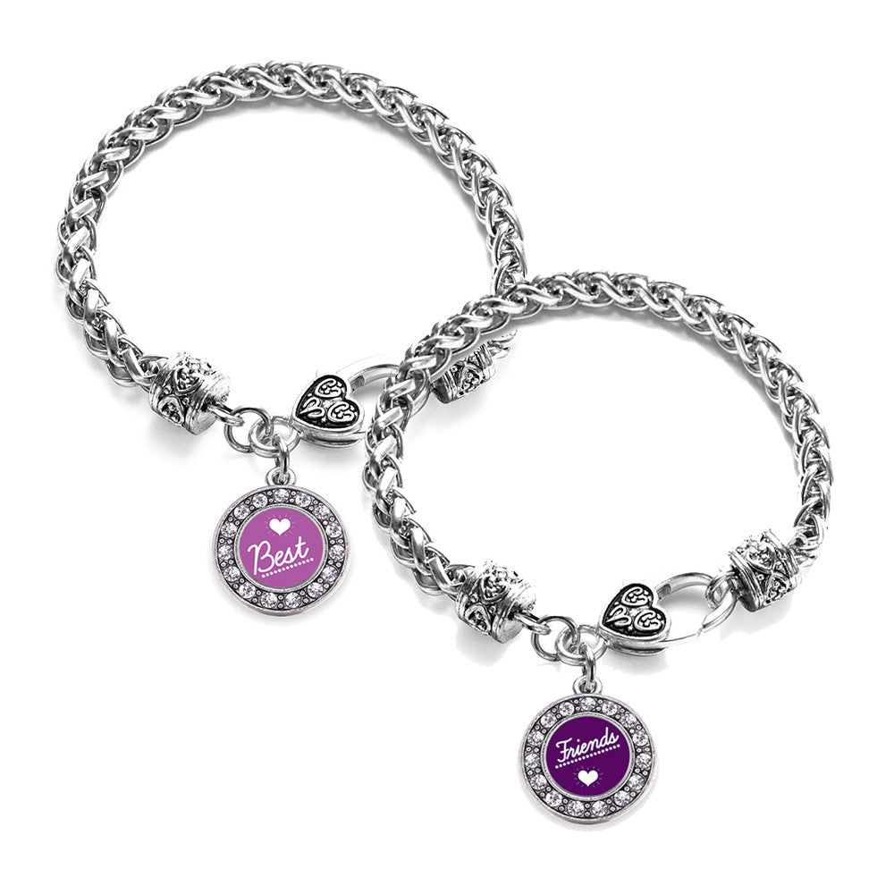 Best Friends Set Circle Charm