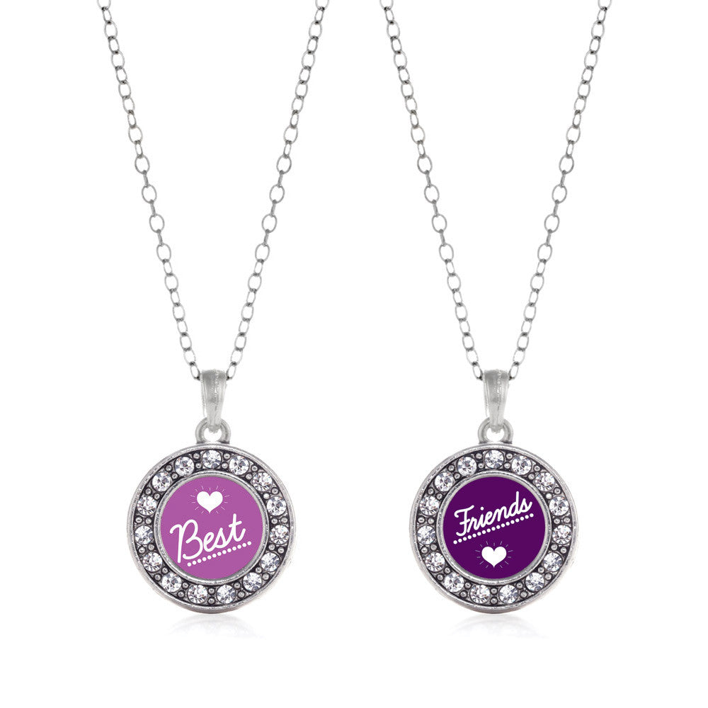Best Friends Set Circle Charm