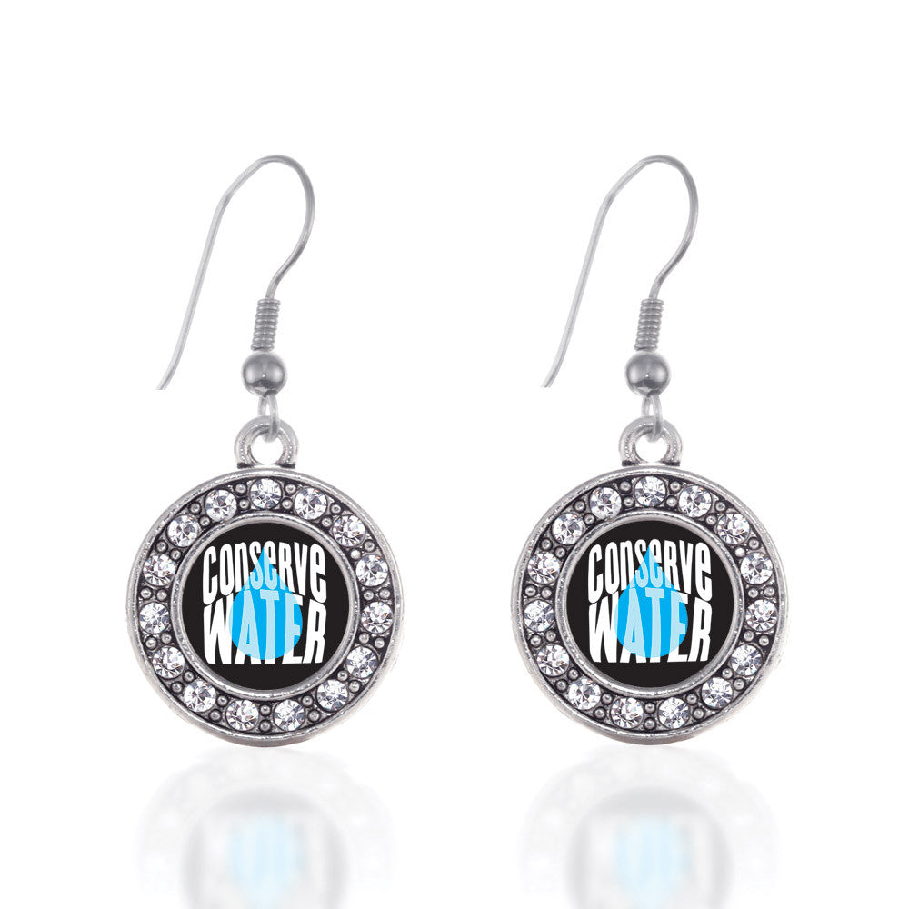 Conserve Water Circle Charm