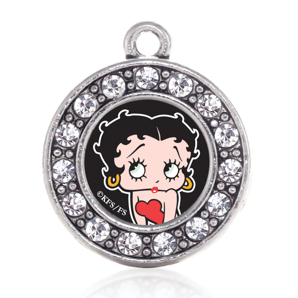 Betty Boop Circle Charm