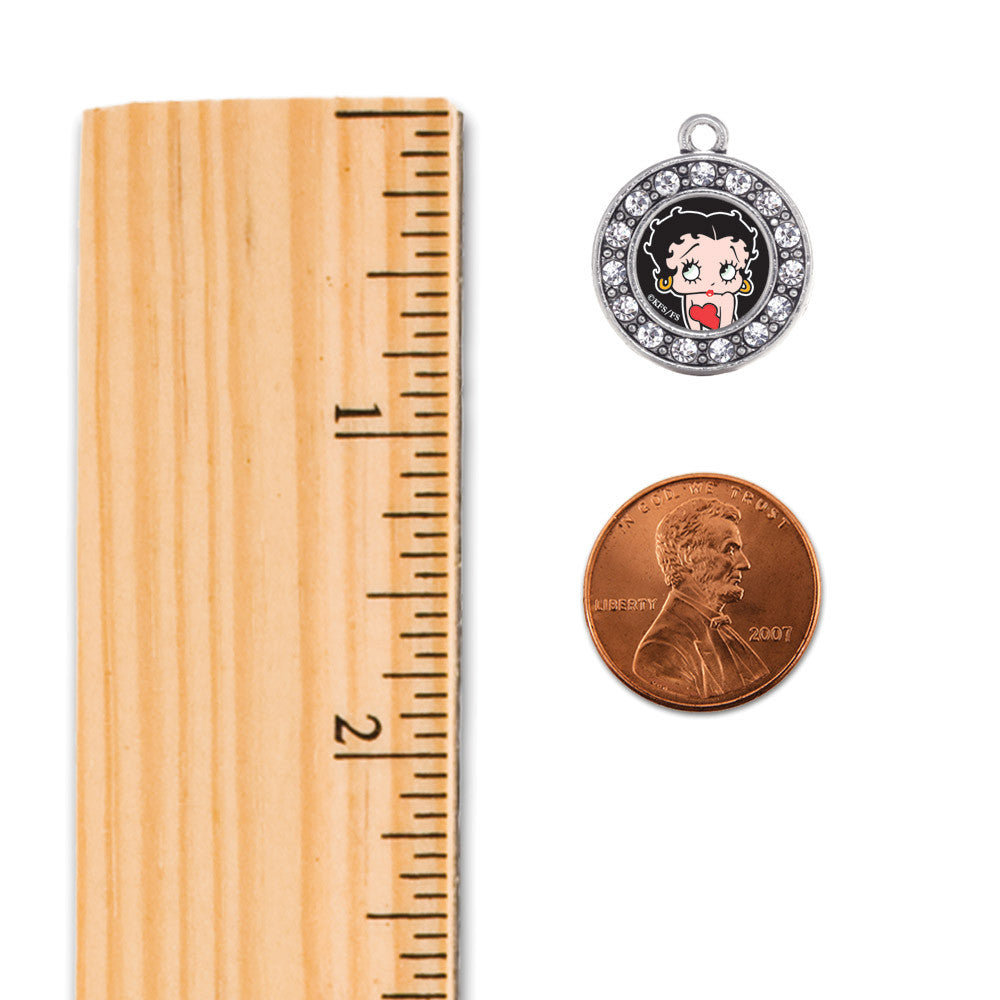 Betty Boop Circle Charm