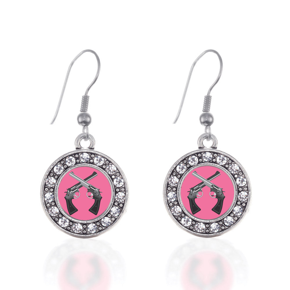 Girls N' Guns Circle Charm