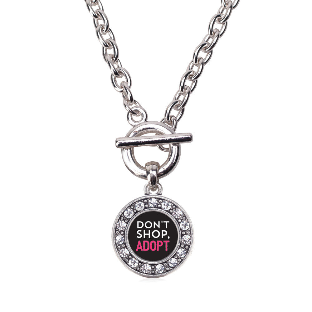 Don't Shop, Adopt Circle Charm