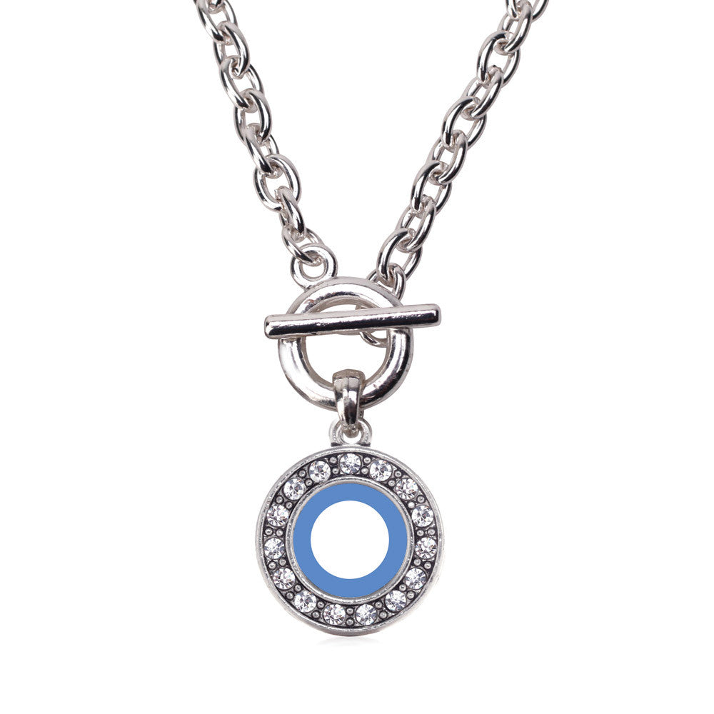 Diabetes Blue Symbol Circle Charm