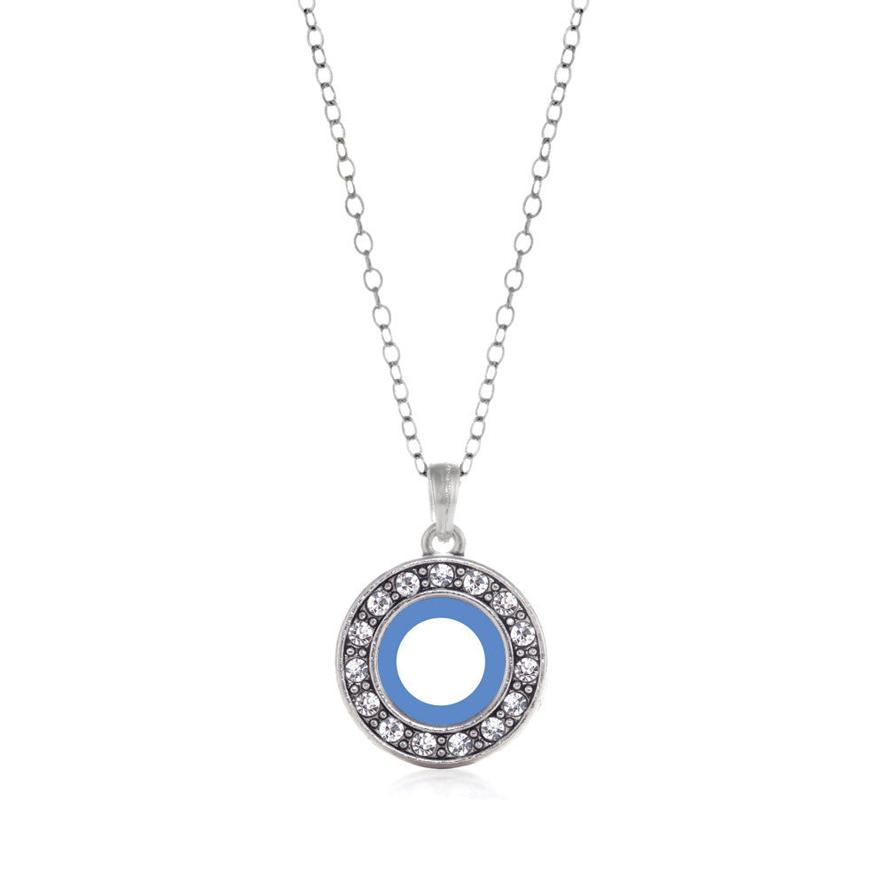 Diabetes Blue Symbol Circle Charm