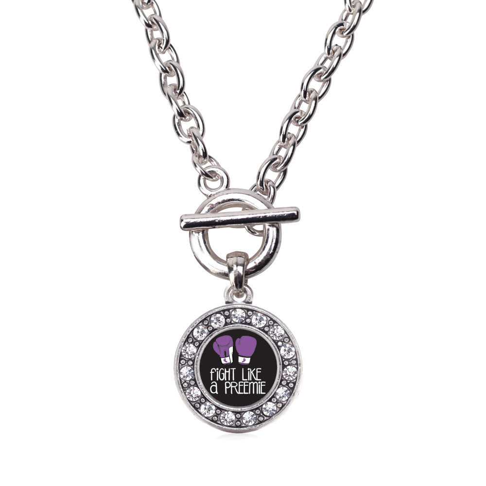 Fight Like A Preemie Circle Charm