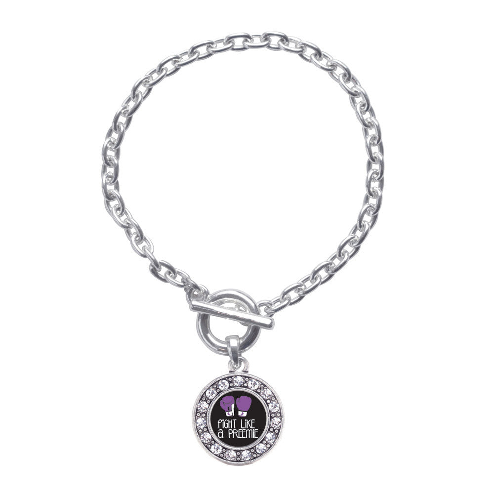 Fight Like A Preemie Circle Charm