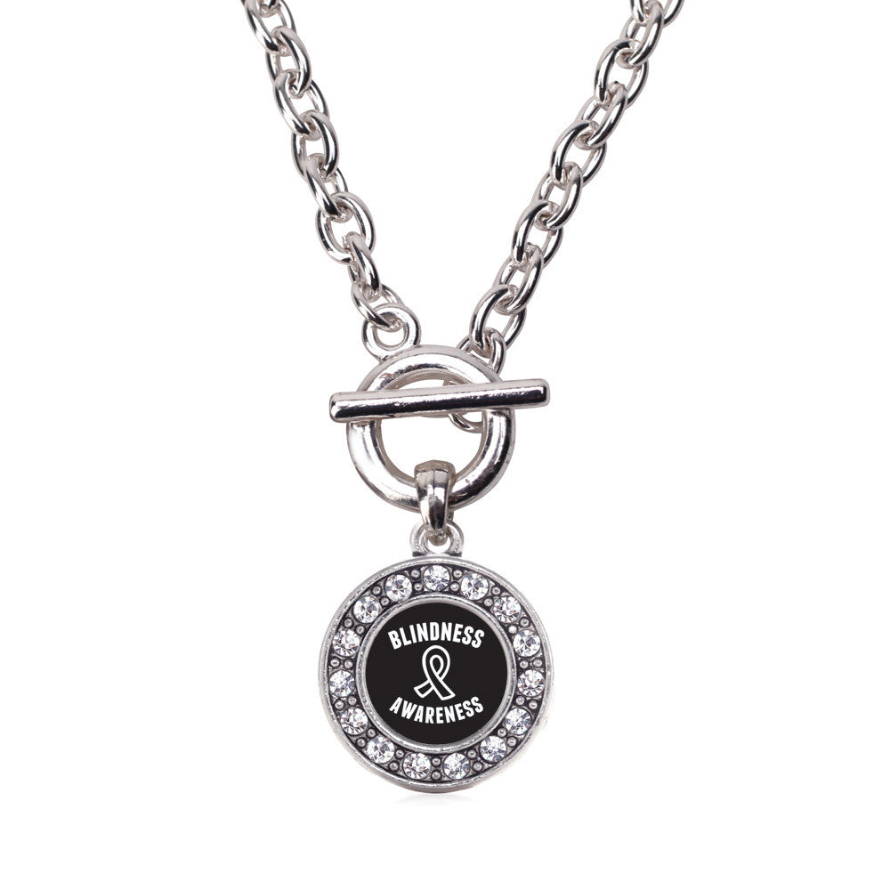 Blindness Awareness Circle Charm