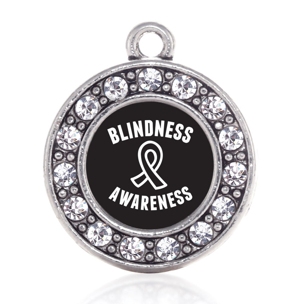 Blindness Awareness Circle Charm