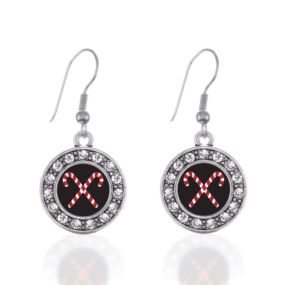 Candy Cane Circle Charm