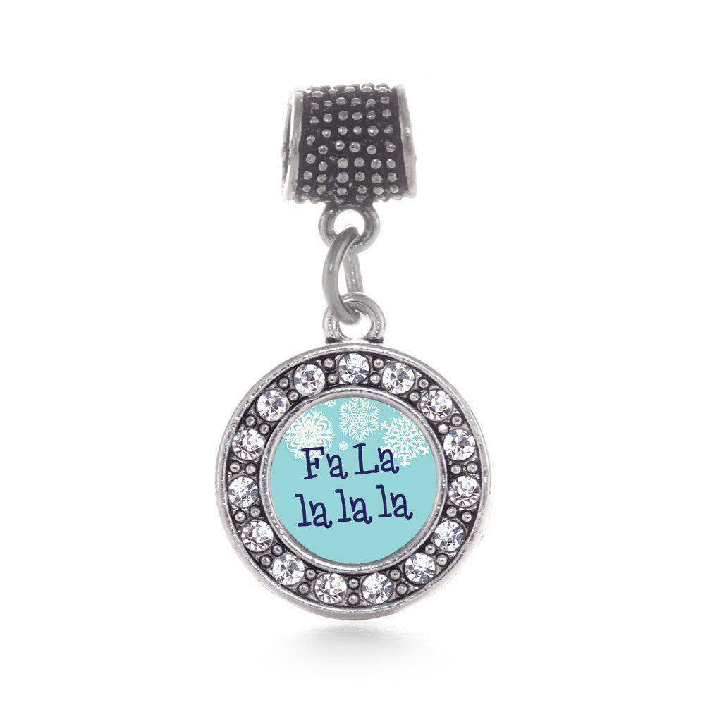 Fa La La La La Circle Charm