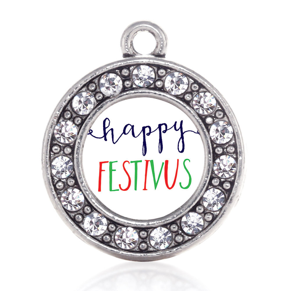 Happy Festivus Circle Charm
