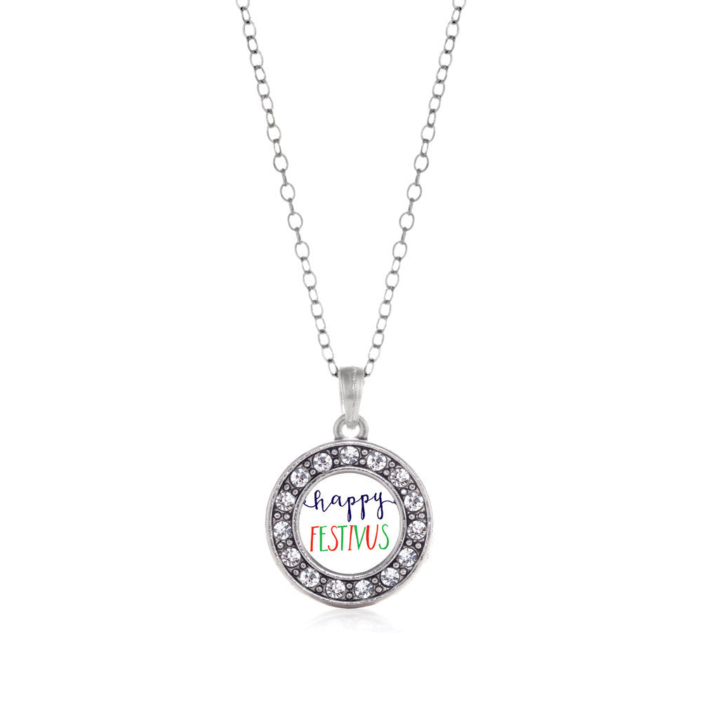Happy Festivus Circle Charm