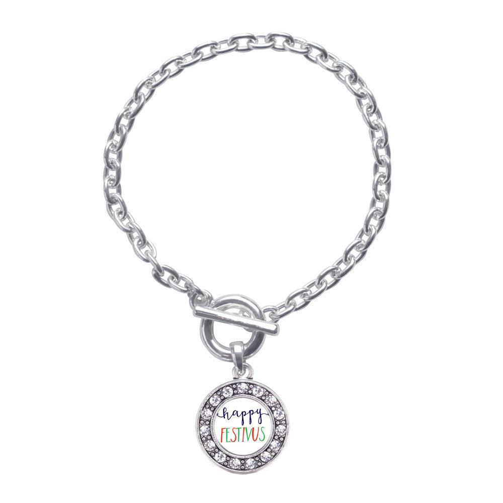 Happy Festivus Circle Charm
