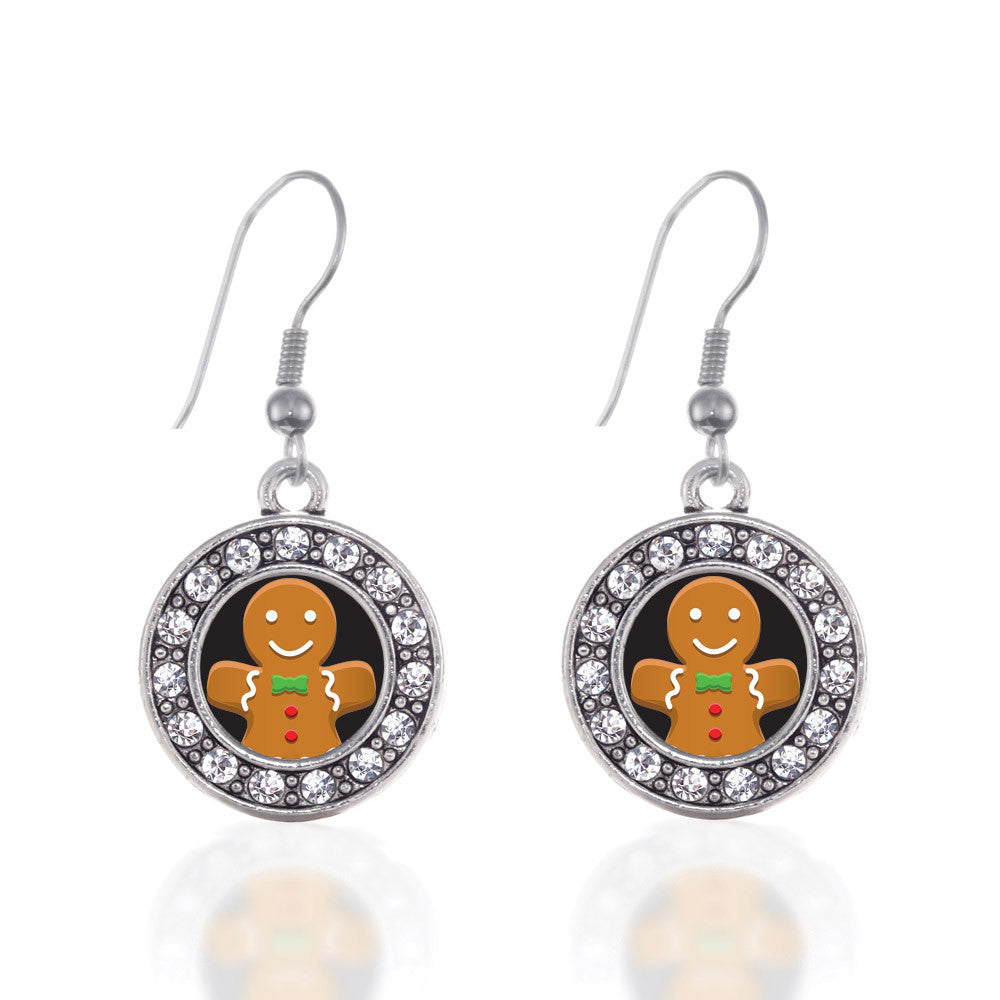 Gingerbread Man Circle Charm