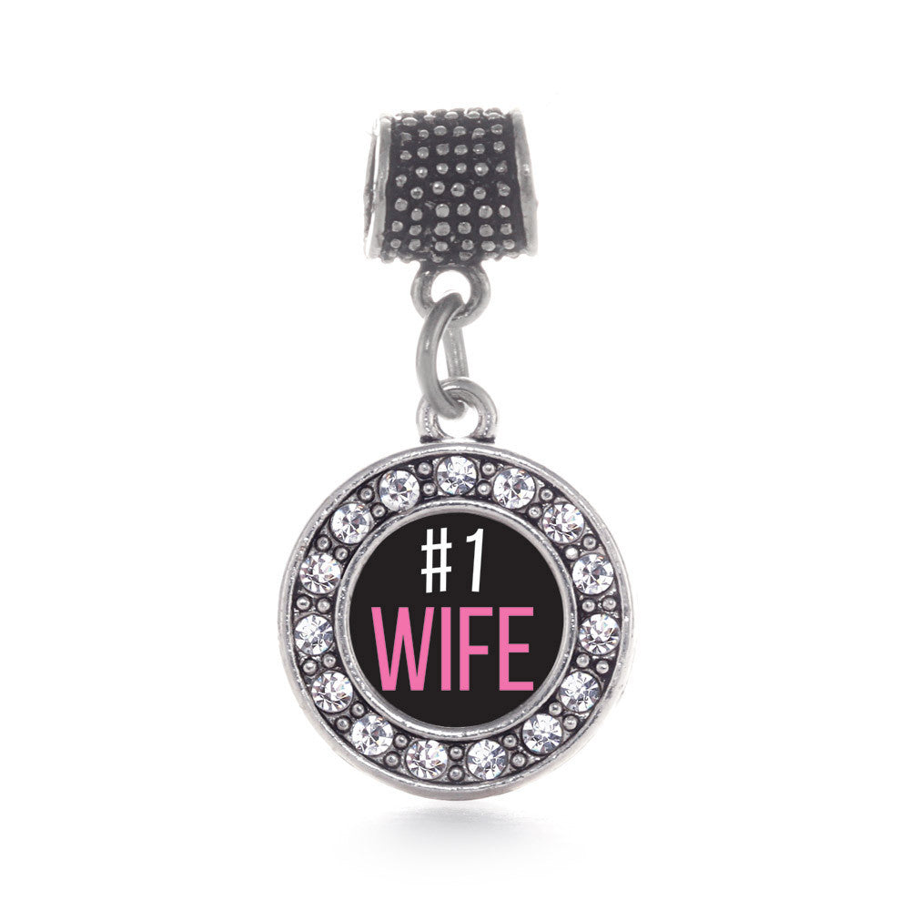 #1 Wife Circle Charm